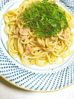 混ぜるだけ!さっぱり和風パスタ-レシピのメイン写真