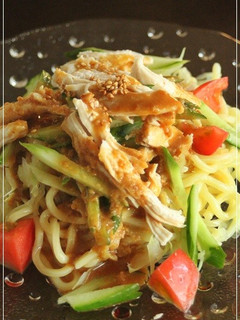 キャベツでかさまし!バンバンジー麺-レシピのメイン写真
