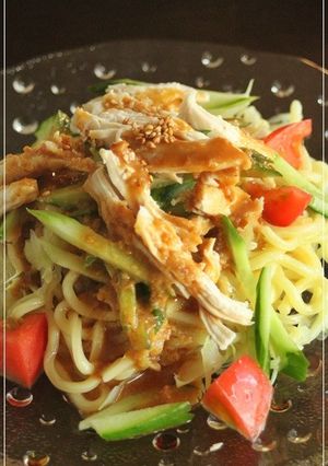 キャベツでかさまし！バンバンジー麺-レシピのメイン写真