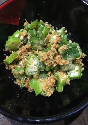 簡単おかず♡オクラの山わさび和え-レシピのメイン写真