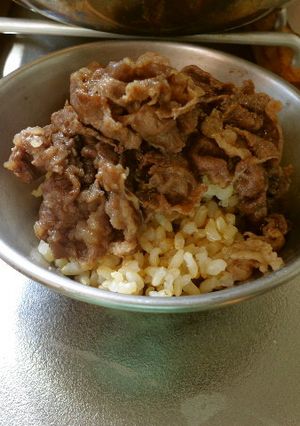 最速の大和煮の牛丼-レシピのメイン写真