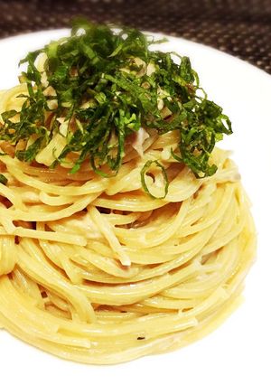 昆布茶で簡単ツナマヨパスタ-レシピのメイン写真