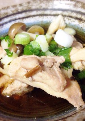 ライザップ風 鶏ときのこのめんつゆ煮-レシピのメイン写真