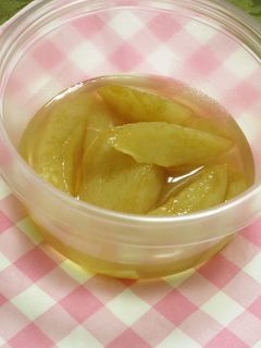 レンジで!桃のコンポート☆はずれ桃救済術-レシピのメイン写真