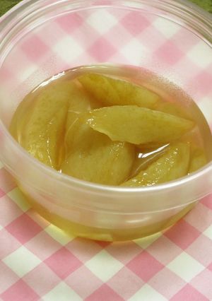レンジで！桃のコンポート☆はずれ桃救済術-レシピのメイン写真