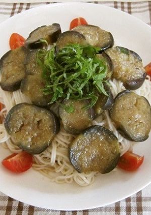 さっぱりなすそうめん-レシピのメイン写真