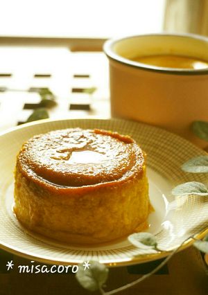 生クリームなし！濃厚かぼちゃプリン-レシピのメイン写真