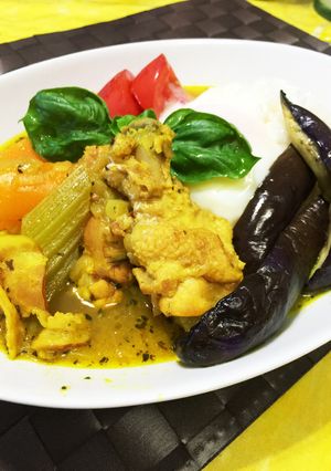 簡単に作る☆本格的チキンスープカレー-レシピのメイン写真