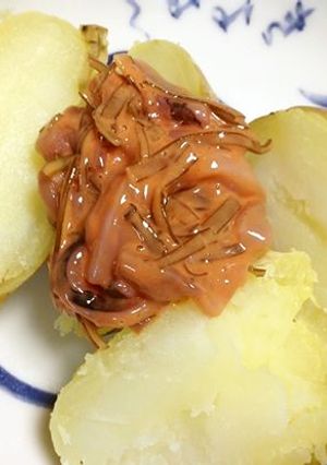 じゃがいも・イカ昆布乗せ-レシピのメイン写真