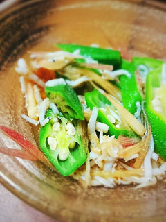 おくらとしらすのみょうが和え-レシピのメイン写真