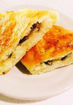 朝食にきのこバジルチーズパン☆-レシピのメイン写真