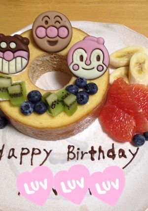超簡単！飾るだけアンパンマンケーキ♡-レシピのメイン写真