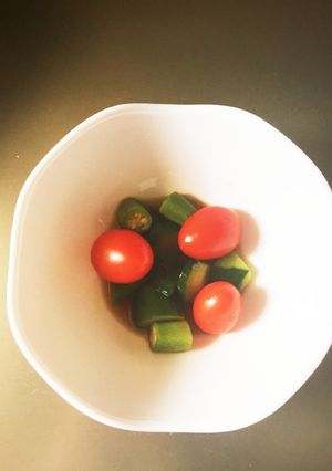 3分で完成！冷え冷え夏野菜サラダ！-レシピのメイン写真