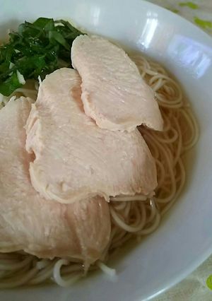 [変身]ランチに★鶏そうめん→サラダ-レシピのメイン写真