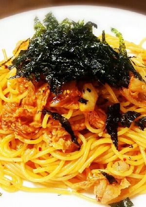 混ぜるだけ！簡単！豚キムチパスタ！-レシピのメイン写真