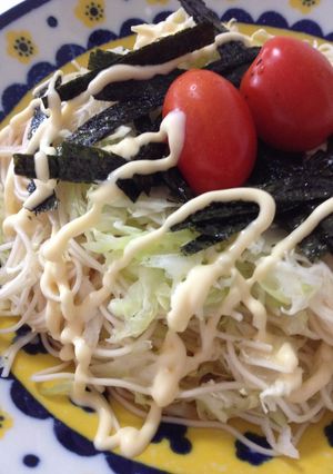 簡単ヘルシー♪そうめんサラダ-レシピのメイン写真