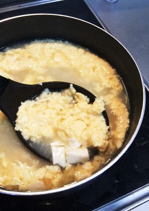 贅沢卵のふわふわほっこりダイエットスープ-レシピのメイン写真