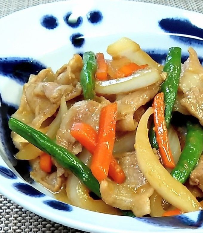 味付け必見。豚バラ肉といんげんの旨々炒め-レシピのメイン写真
