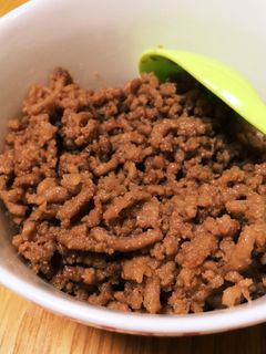 お弁当の定番☆肉そぼろ-レシピのメイン写真