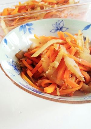 ヘルシー☆きんぴら (ごぼうとにんじん)-レシピのメイン写真