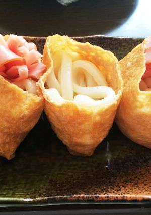 うどん稲荷なんちゃって-レシピのメイン写真