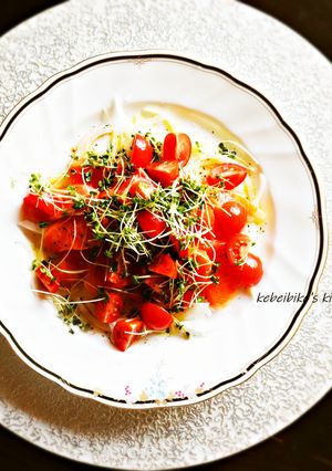 燻香の芳しいオイルでカルパッチョ-レシピのメイン写真
