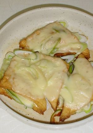 レンジでチンするだけ！厚揚げチーズ-レシピのメイン写真