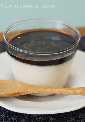 ヘルシーで美味しい☆豆乳黒蜜プリン-レシピのメイン写真