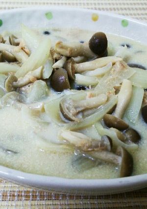 ツナ缶の豆乳スープ-レシピのメイン写真
