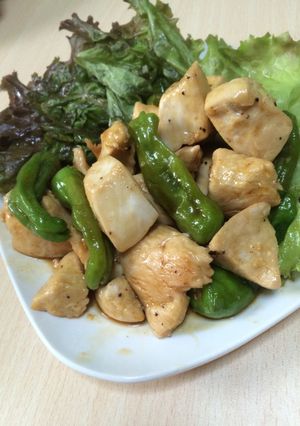 鶏肉とししとうの和風ソテー-レシピのメイン写真