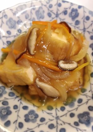 厚揚げの煮込み甘酢あんかけ-レシピのメイン写真