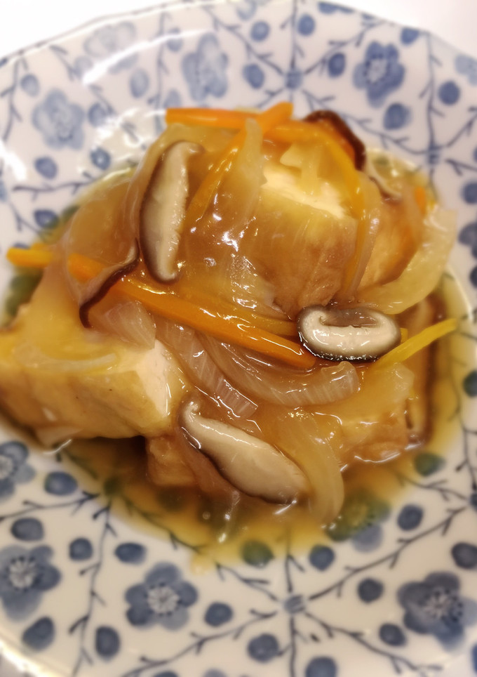 厚揚げの煮込み甘酢あんかけ-レシピのメイン写真