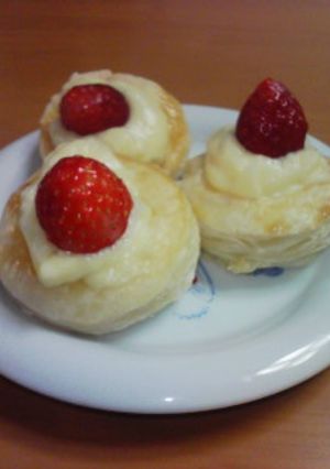 いちごカスタードパイ♪-レシピのメイン写真