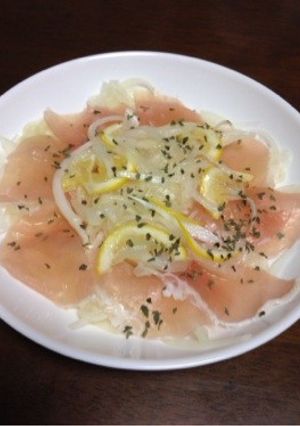 夏にさっぱり♪生ハムのレモンマリネ-レシピのメイン写真