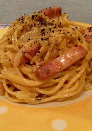 生クリーム不要ダマにならないカルボナーラ-レシピのメイン写真