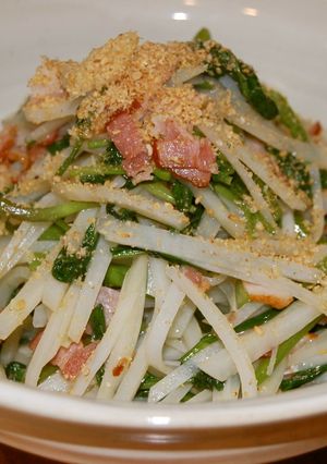 じゃがいもと空芯菜のホットサラダ-レシピのメイン写真