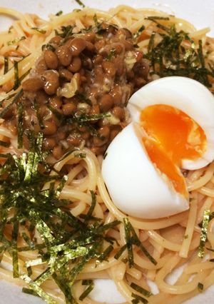 明太納豆パスタ-レシピのメイン写真