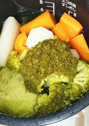 離乳食などに！炊飯器で柔らか野菜-レシピのメイン写真