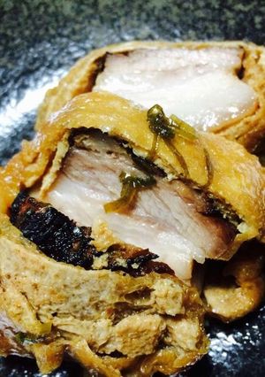 時短 簡単 油揚げを使って焼き豚-レシピのメイン写真