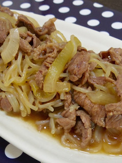 牛肉×糸こんにゃく♡甘辛すき焼き風-レシピのメイン写真