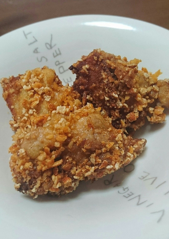 柿の種で鳥の唐揚げ-レシピのメイン写真