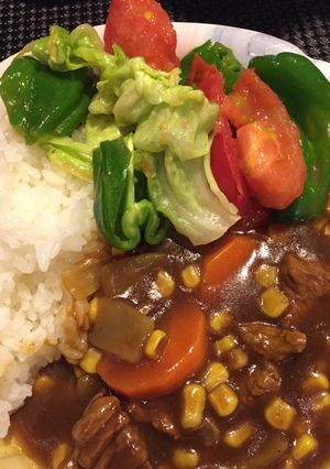 カレー乗せ野菜(レトルトカレーにも)-レシピのメイン写真
