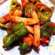 ☆ピーマンと魚肉ソーセージのケチャ炒め☆