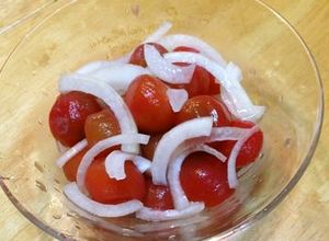 冷凍ミニトマトで作る！トマトのマリネ-レシピのメイン写真