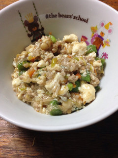離乳食にも!野菜たっぷり炒り豆腐-レシピのメイン写真