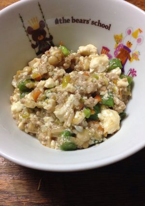 離乳食にも！野菜たっぷり炒り豆腐-レシピのメイン写真