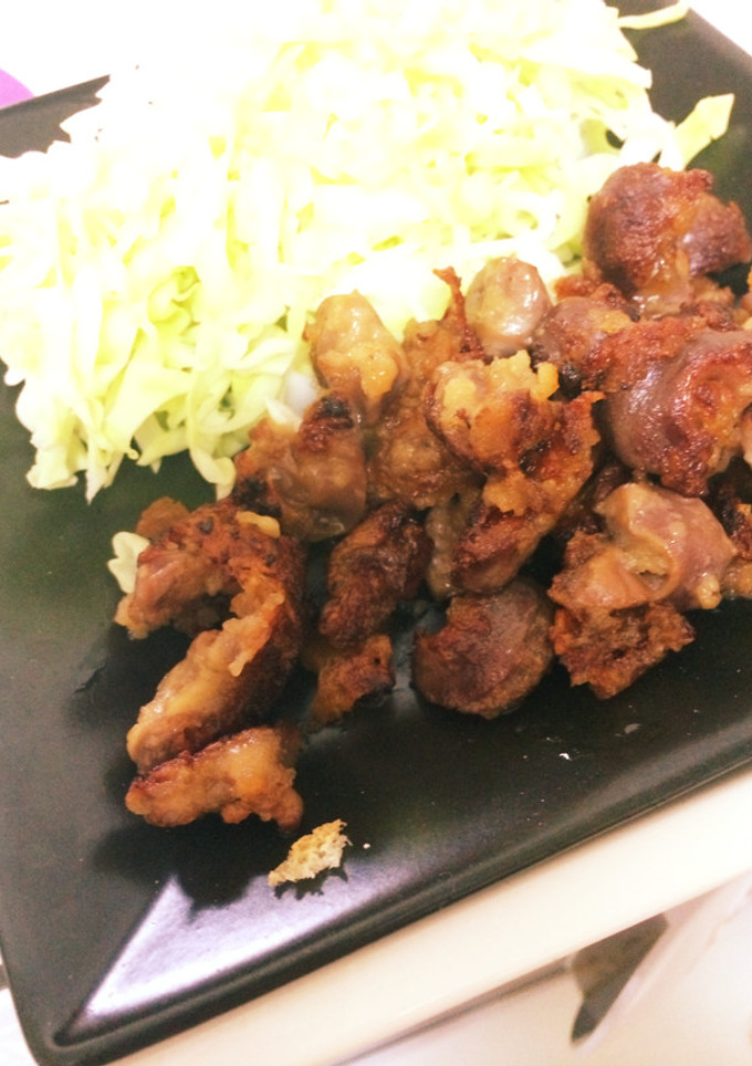 砂肝の切れ端で☆節約唐揚げ(∩´∀｀)∩-レシピのメイン写真