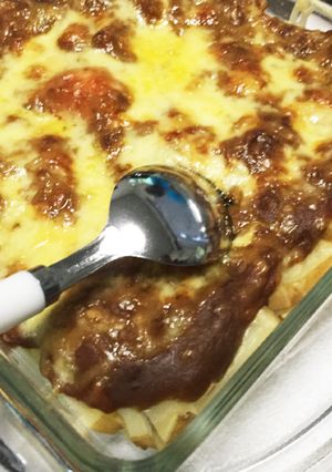 二日目のカレー☆ ポテトカレーグラタン-レシピのメイン写真