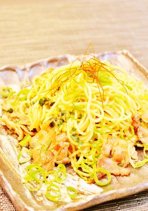 ❀九條（青）葱たっぷり塩焼きそば❀-レシピのメイン写真
