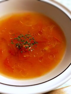 簡単トマトスープ-レシピのメイン写真